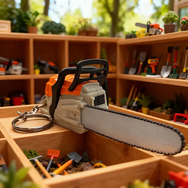 ๐ง Chainsaw Keychain | Portable Chainsaw Key Ring