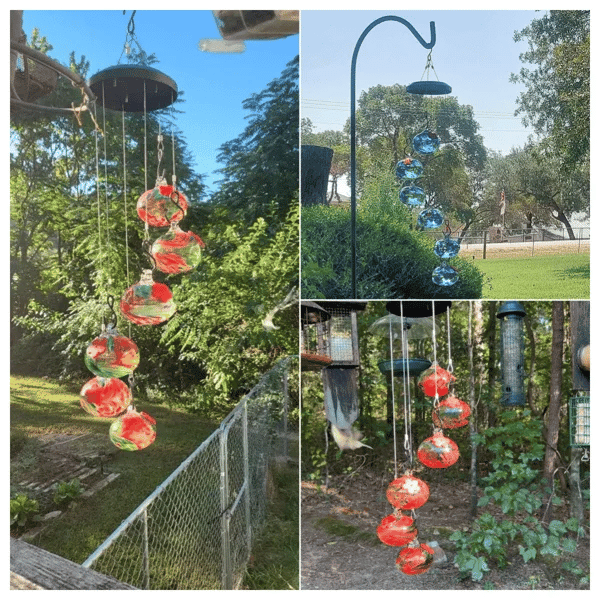 Handmade Charming Wind Chimes Hummingbird Feeders
