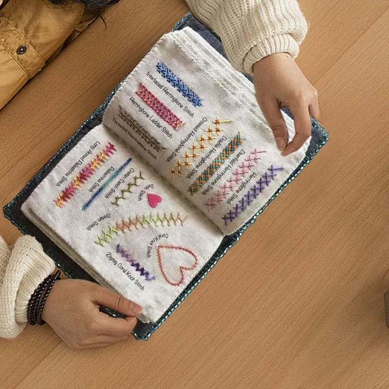 🌈Beginner-Friendly💕 Embroidery Stitch Book