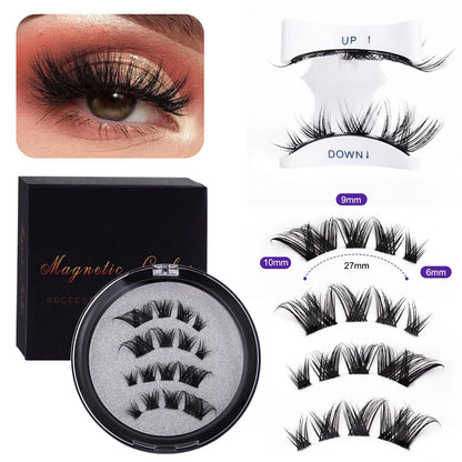 🔖Early Christmas Sale: 48% Off🔥🎁Natural Magnetic 3D False Eyelashes Set