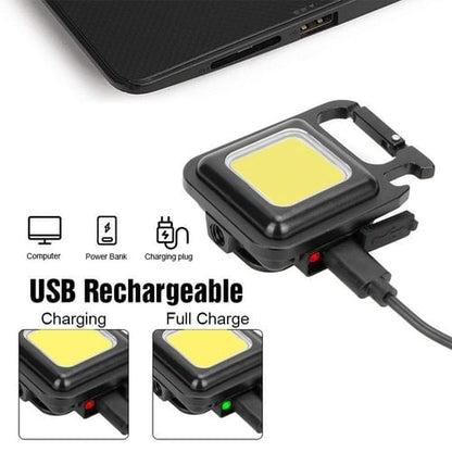 (🎁2026-Easter Hot Sale🎁- 49% OFF) Multifunctional Keychain Rechargeable Light