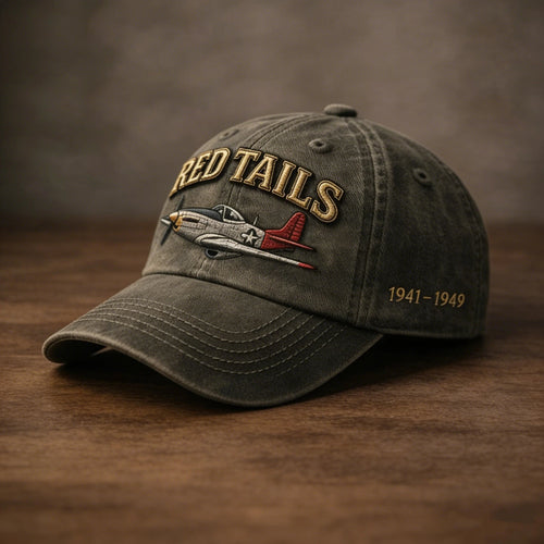 🔥Last Day 49% OFF - 🧢🛩️Tuskegee Airmen "Red Tails" Heritage Cap