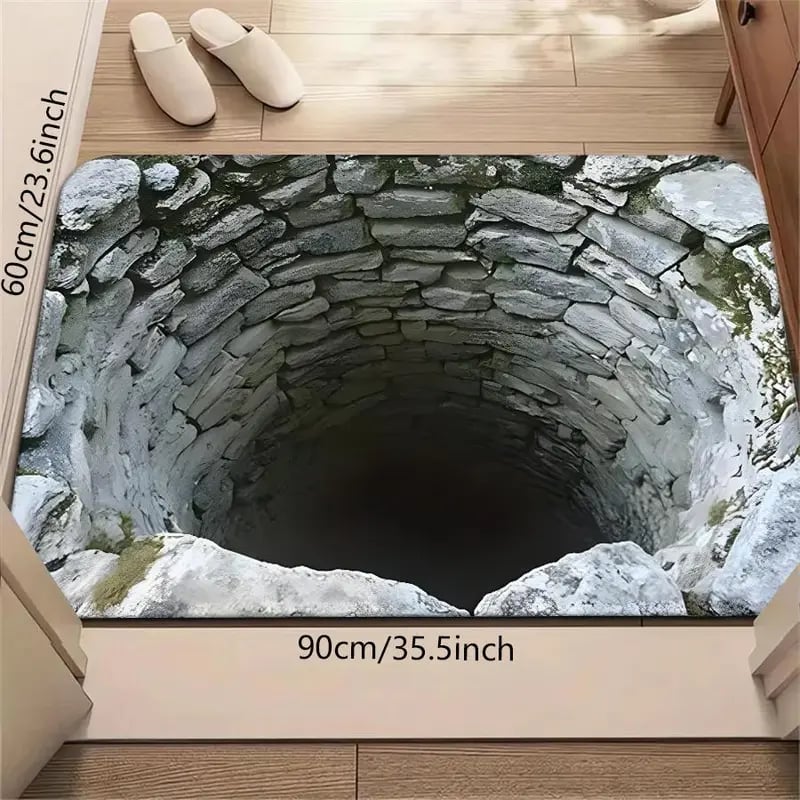 🔥Last Day 48% OFF-🌀🏠 Visual Illusion Endless Abyss HD Printed Non-Slip Doormat