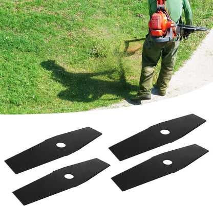 12in Black Lawn Mower Brush Cutter Blade