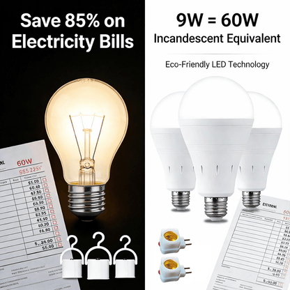 3-Pack / 6-Pack Rechargeable Emergency Light Bulbs 💡