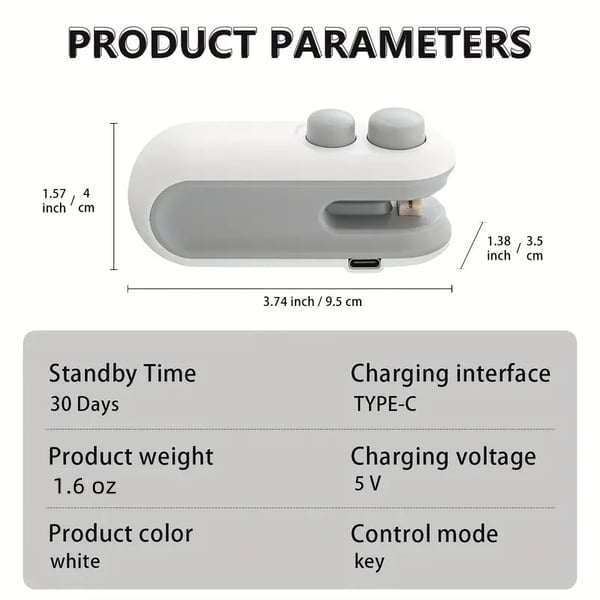 ✨Last Sale 49% OFF💥Multifunctional Rechargeable Home Mini Sealer
