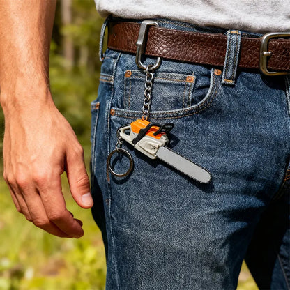 🔧 Chainsaw Keychain | Portable Chainsaw Key Ring