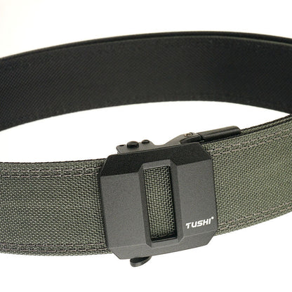 ⚙️ EDC Tactical Nylon Ratchet Belt – Heavy-Duty Adjustable Belt