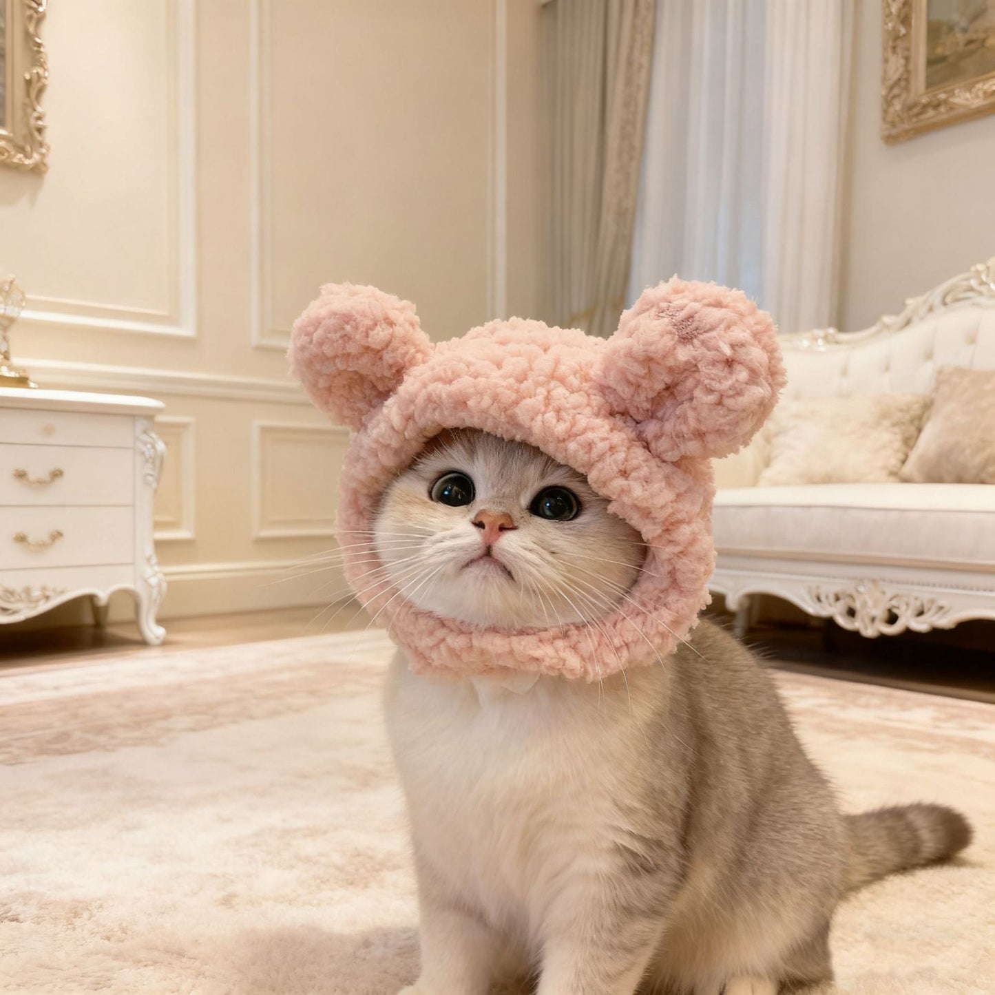 🔖Early Christmas Sale: 50% Off🔥 – 🐶😹🐾Cute Pet Hood | Funny Warm Headwear for Cats & Small