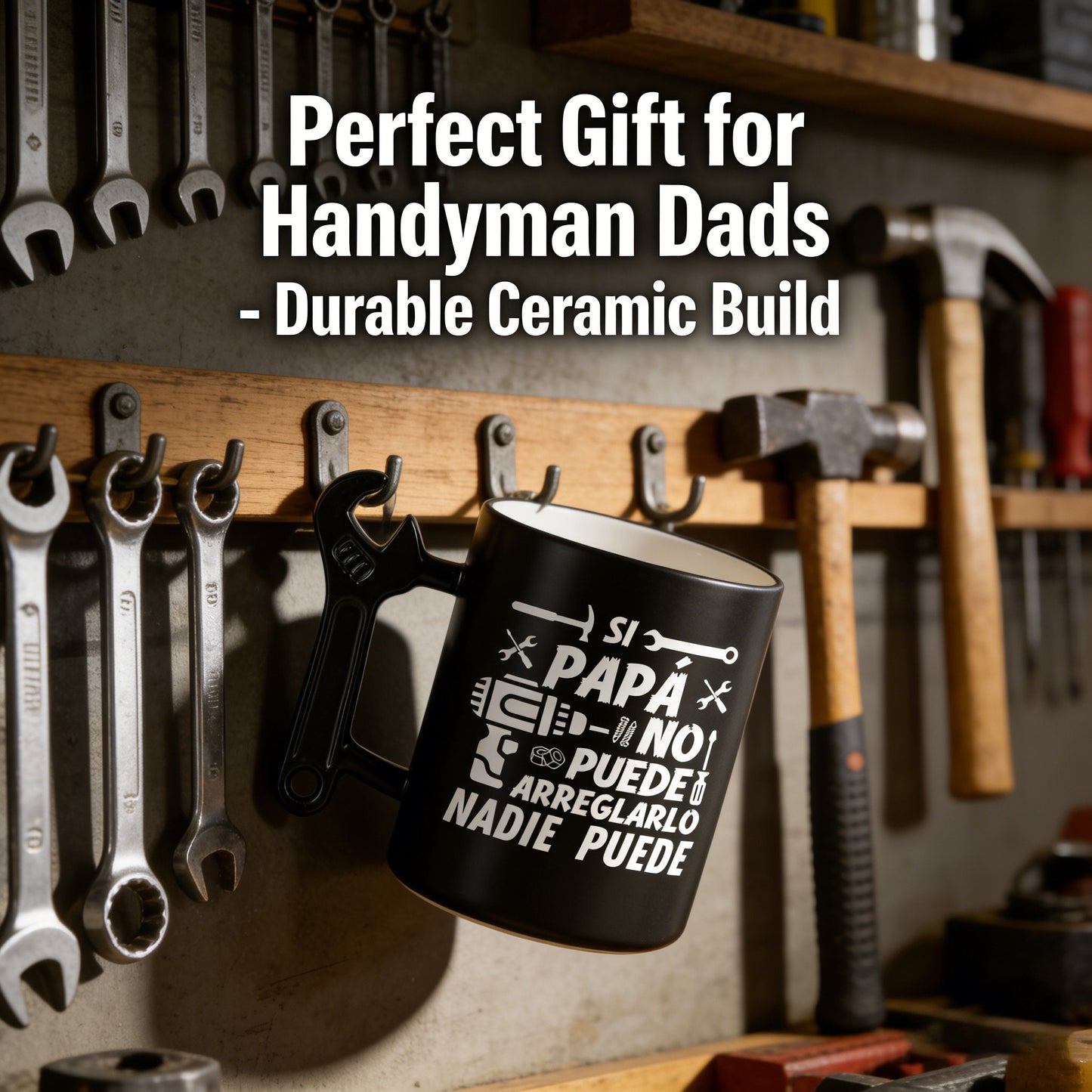 🎉𝑺𝑨𝑽𝑬 45% 𝑻𝑶𝑫𝑨𝒀🔥Coffee Mug With Wrench Spanner Handle