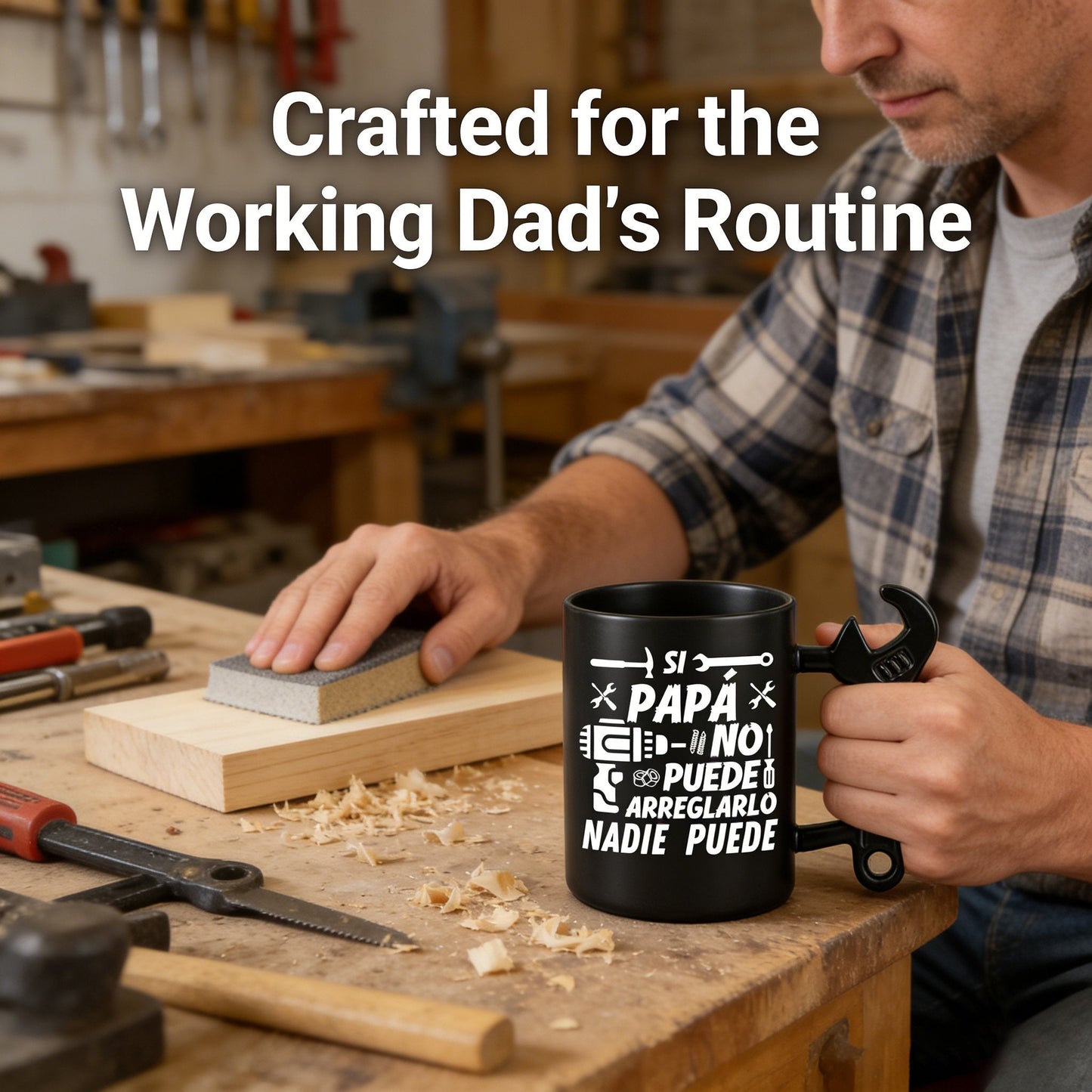 🎉𝑺𝑨𝑽𝑬 45% 𝑻𝑶𝑫𝑨𝒀🔥Coffee Mug With Wrench Spanner Handle