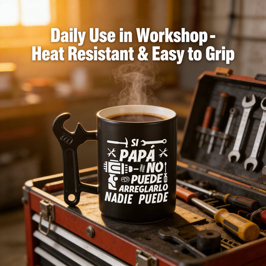 🎉𝑺𝑨𝑽𝑬 45% 𝑻𝑶𝑫𝑨𝒀🔥Coffee Mug With Wrench Spanner Handle