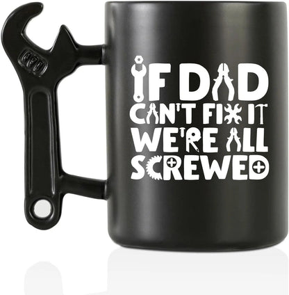🎉𝑺𝑨𝑽𝑬 45% 𝑻𝑶𝑫𝑨𝒀🔥Coffee Mug With Wrench Spanner Handle