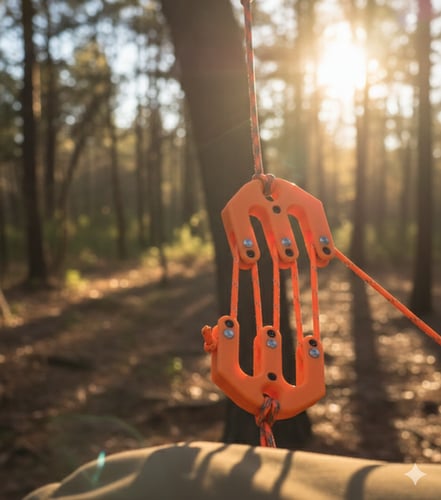 Game & Gear Hoist - Block and Tackle System