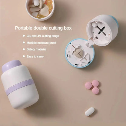 🎉 𝑺𝑨𝑽𝑬 48% 𝑻𝑶𝑫𝑨𝒀💊 Experience Effortless Pill Cutting - ✨Portable Pill Precise Fixed Positioning Cutting Machine