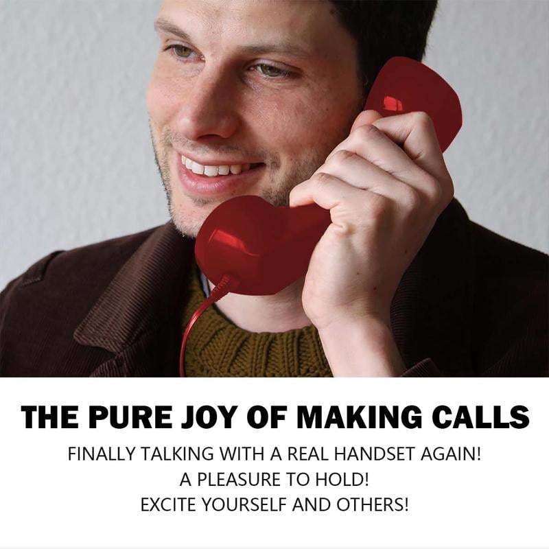 🔖Early Christmas Sale: 48% Off 📞 Retro Type-C Telephone Handset – Wired Mobile Phone Headset