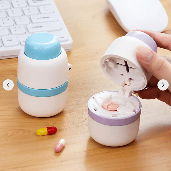 🎉 𝑺𝑨𝑽𝑬 48% 𝑻𝑶𝑫𝑨𝒀💊 Experience Effortless Pill Cutting - ✨Portable Pill Precise Fixed Positioning Cutting Machine