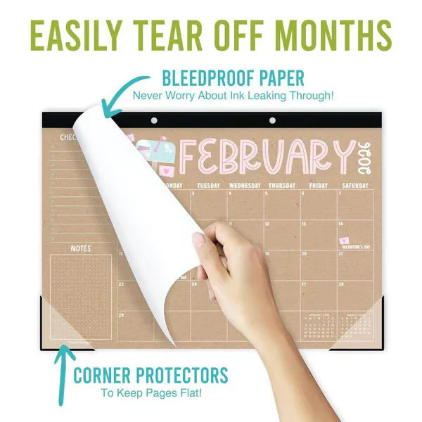 🔥Last Day 50% OFF - 🗓️🎨2026-2027 Desk Calendar