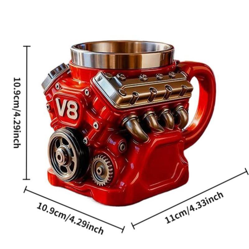 Engine Series V8 Mug🔥Cool Mechanical Coffee Cup for Gearheads!
