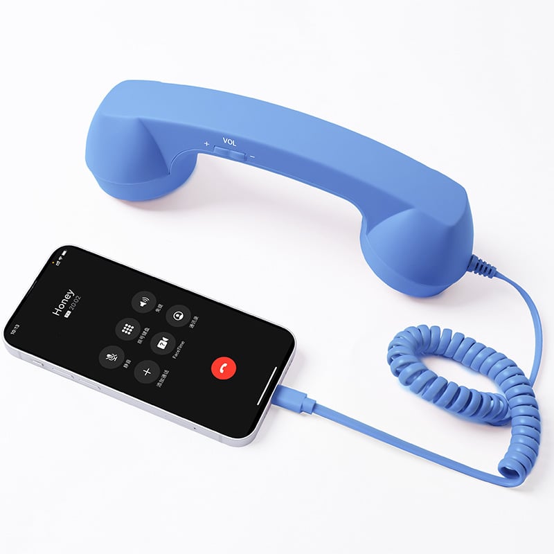 🔖Early Christmas Sale: 48% Off 📞 Retro Type-C Telephone Handset – Wired Mobile Phone Headset