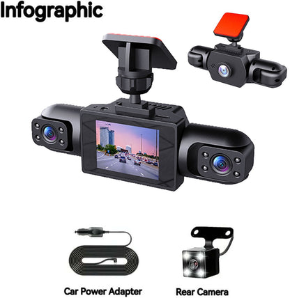 🎁LAST DAY 49% OFF - Full View Car Dashcam System (Buy More Save More)🔥