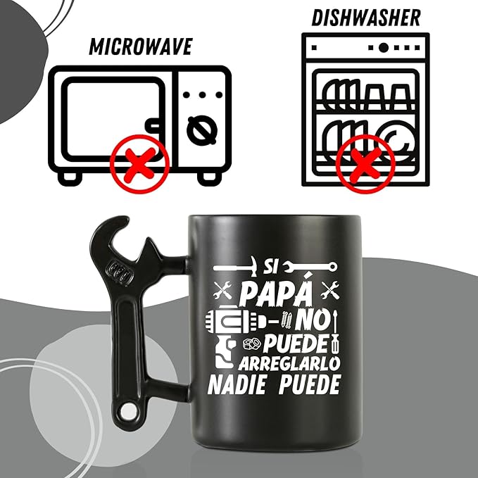 🎉𝑺𝑨𝑽𝑬 45% 𝑻𝑶𝑫𝑨𝒀🔥Coffee Mug With Wrench Spanner Handle