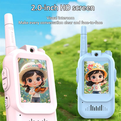 🔥50% OFF – Cartoon HD Video Intercom Parent-Child Toy 🎄