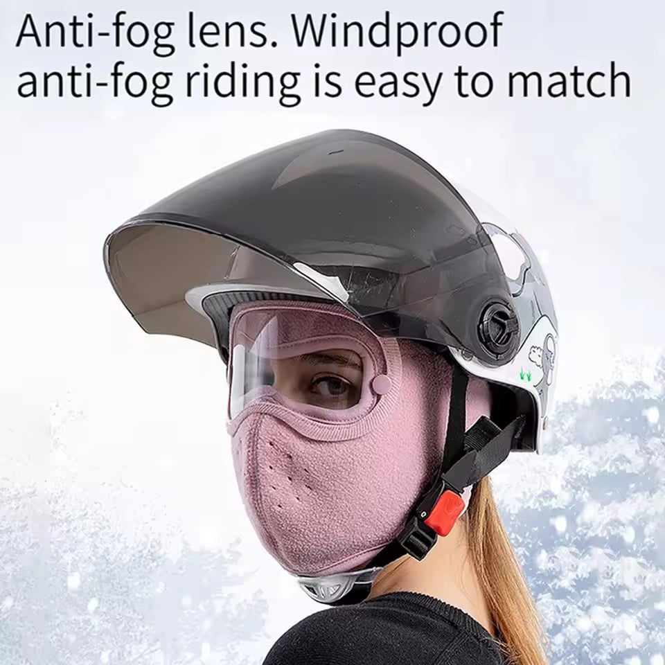 💝Winter warm fleece windproof high-definition goggles
